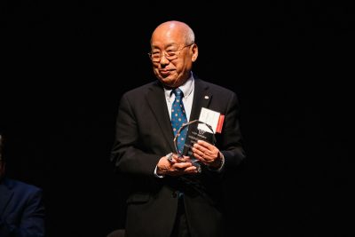 National Academy Member and University Distinguished Professor Roe-Hoan Yoon was honored with the lifetime achievement award at the inaugural Celebrating Innovation event, held at the Moss Arts Center. 